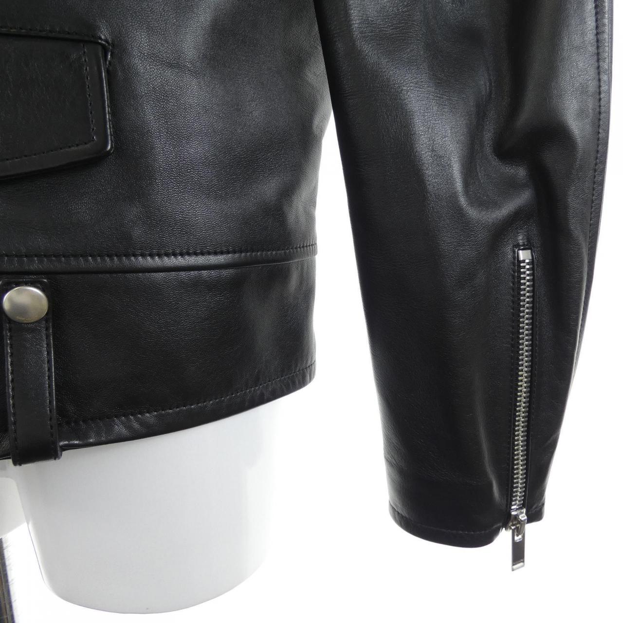 サンローラン SAINT LAURENT L01O　クラシックモーターサイクルジャケット 484284 レザーライダースジャケット