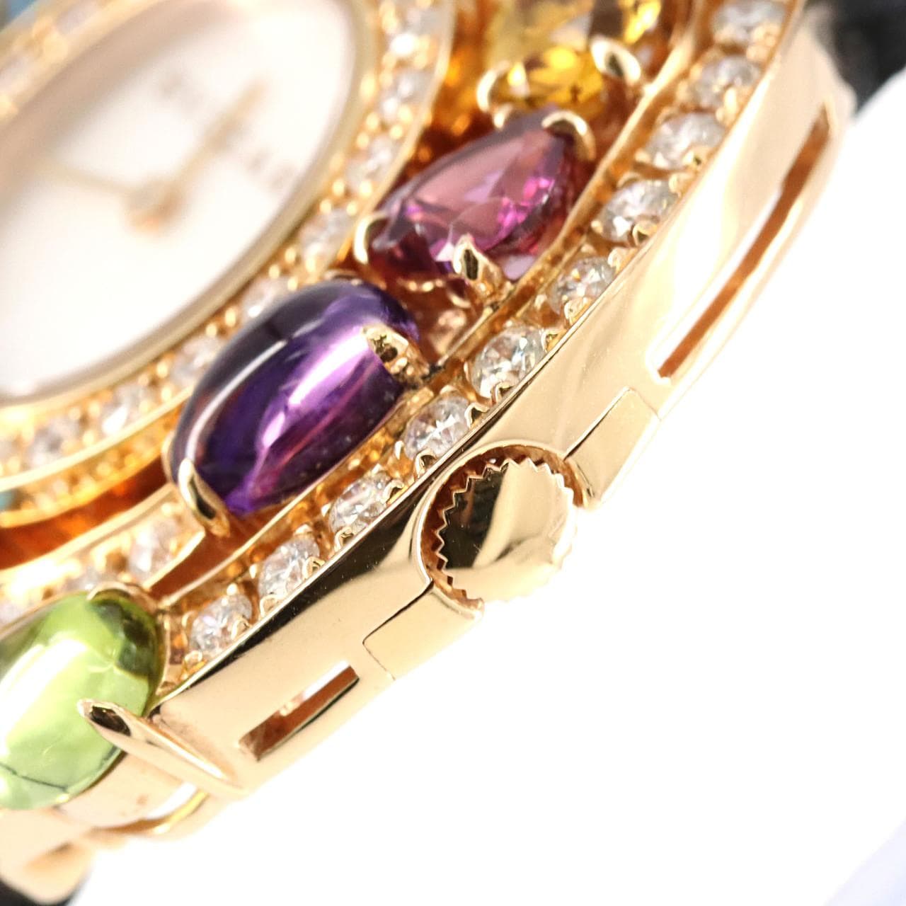 BVLGARI Cherki PG/D&彩色寶石 AEP36G/AEP36D2CWL PG/RG石英