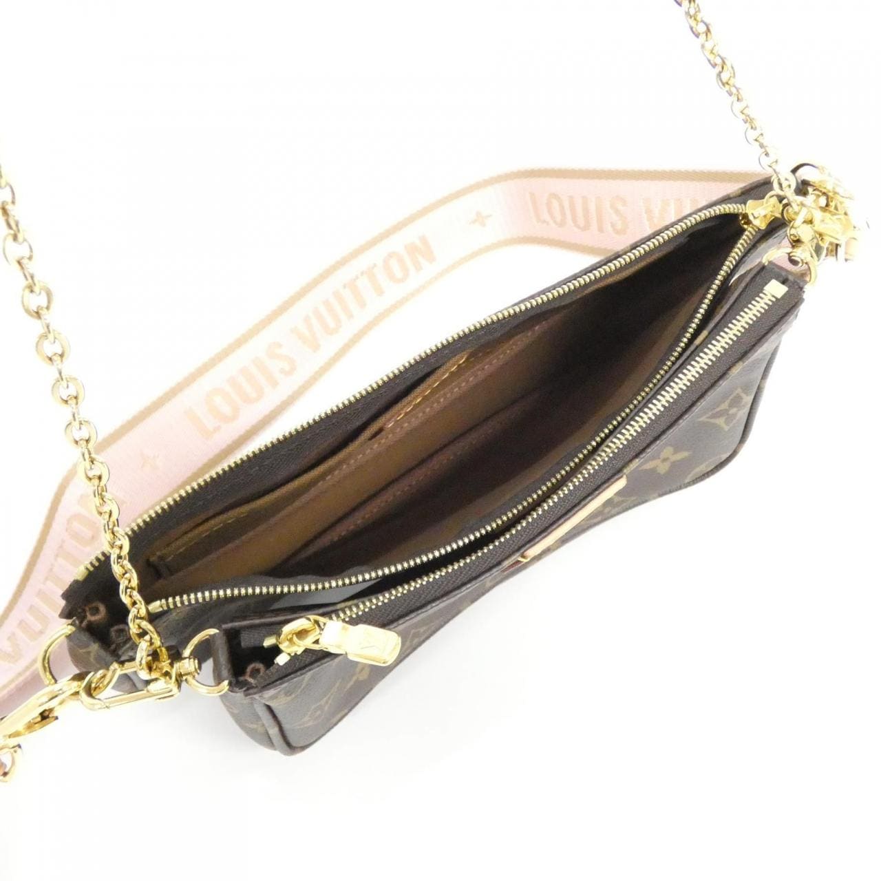 ルイヴィトン モノグラム ミュルティ ポシェット アクセソワール M44840 ショルダーバッグ