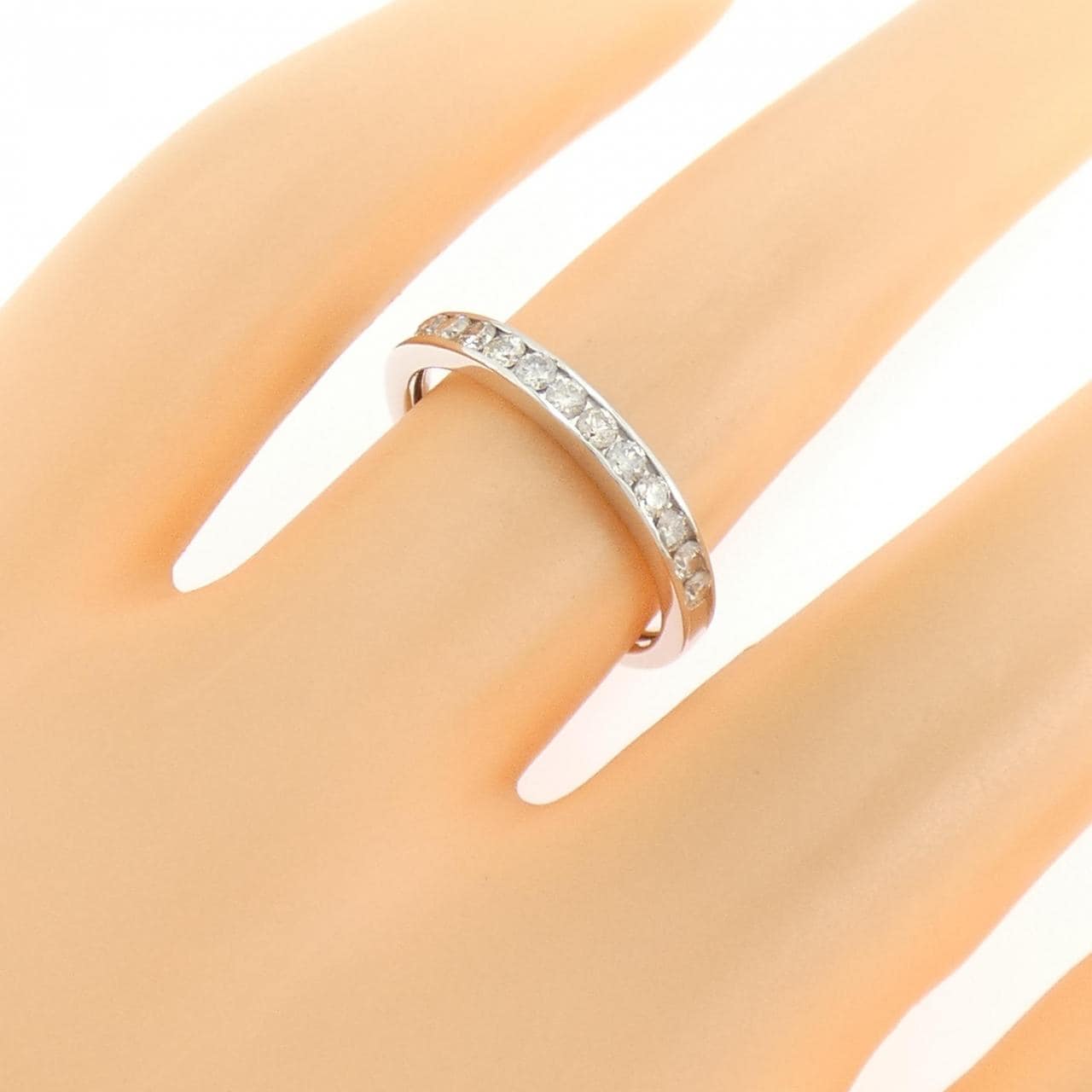 K18WG ダイヤモンド リング 0.30CT