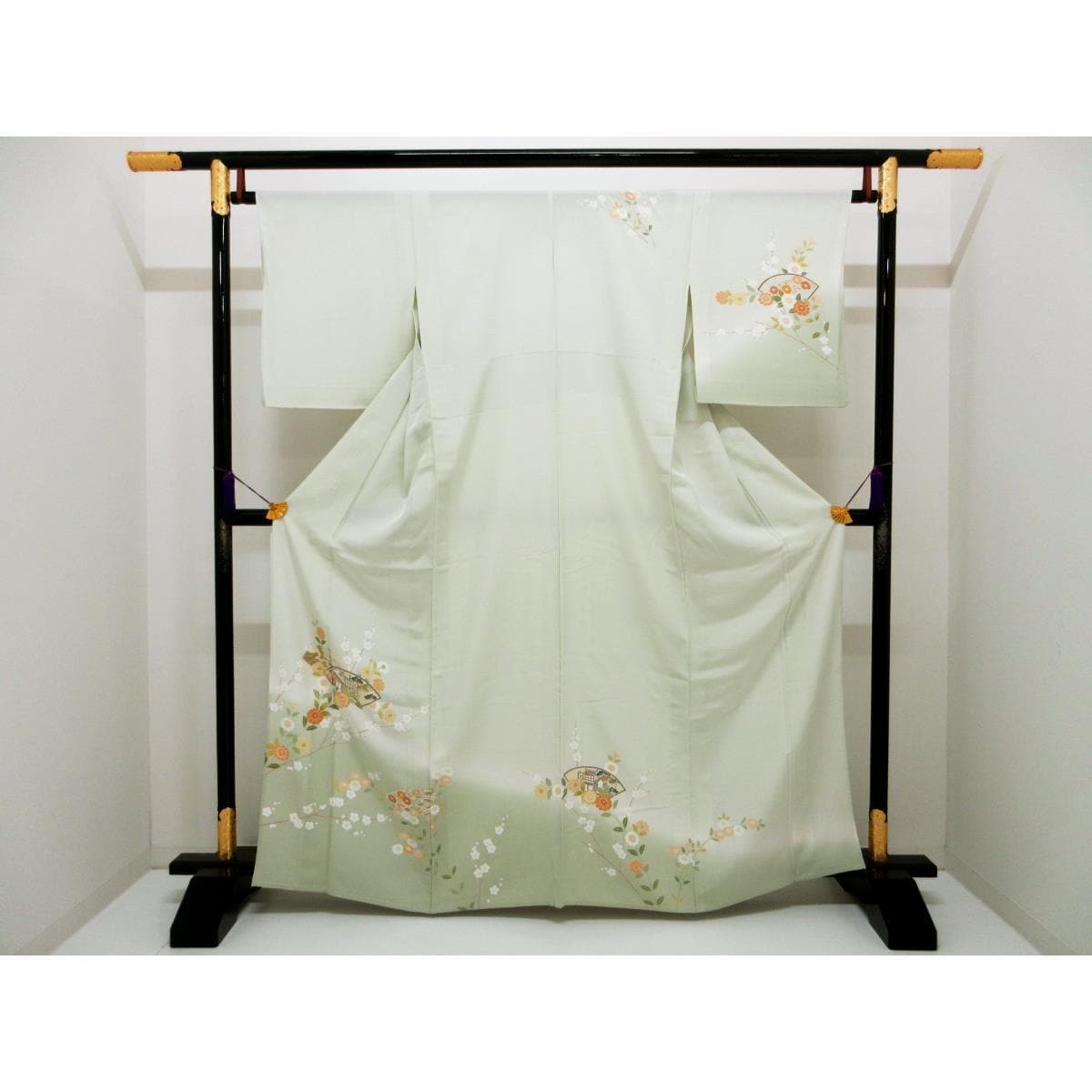 単衣　訪問着　友禅加工ボカシ染