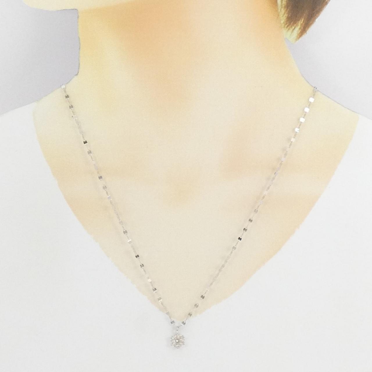 PT900/PT850 ダイヤモンド ネックレス 0.31CT