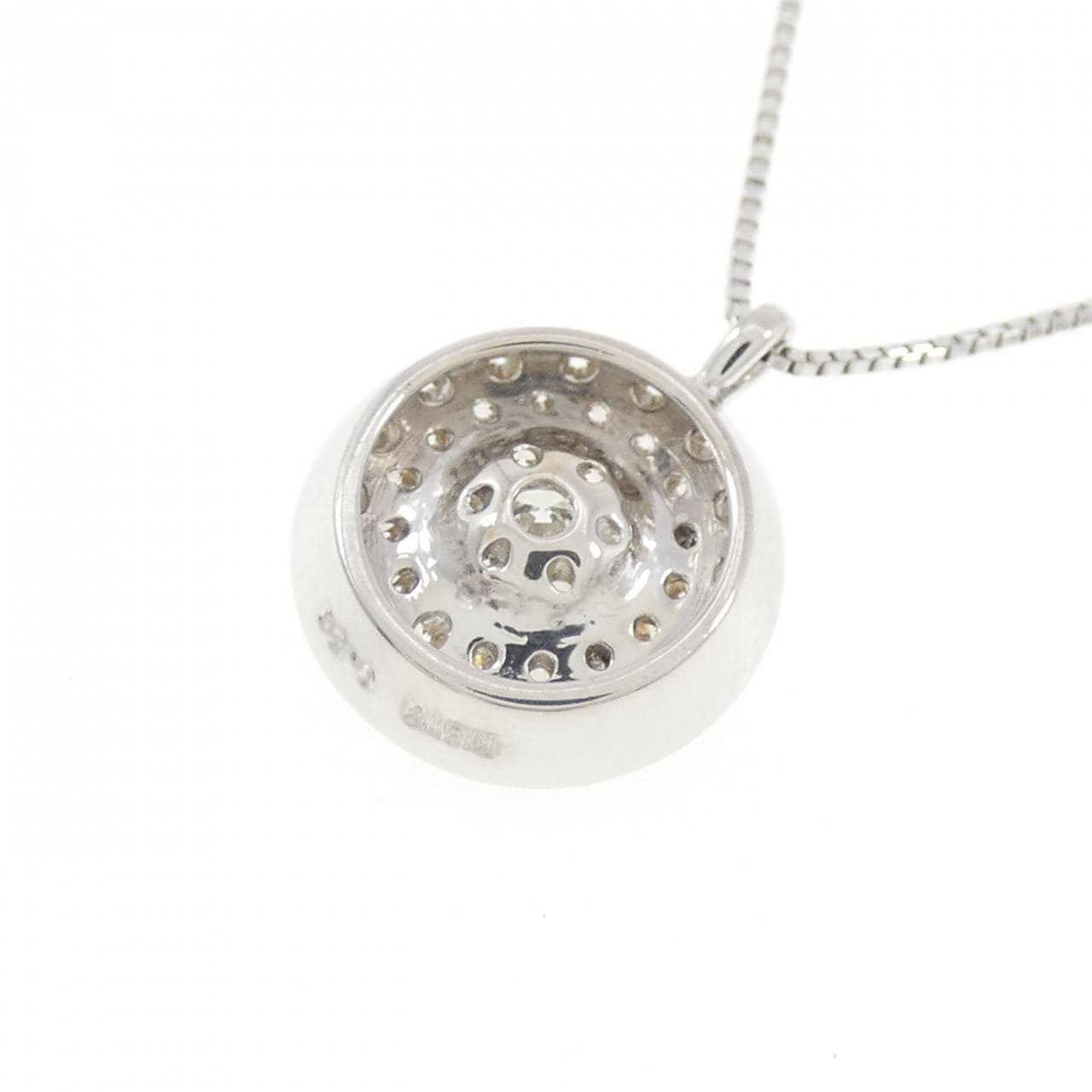 K18WG ダイヤモンド ネックレス 0.50CT