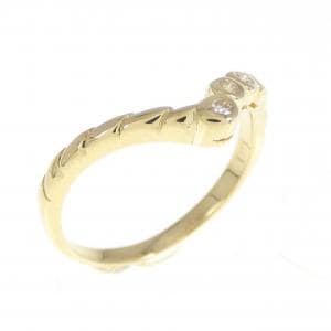 K18YG ダイヤモンド リング 0.07CT