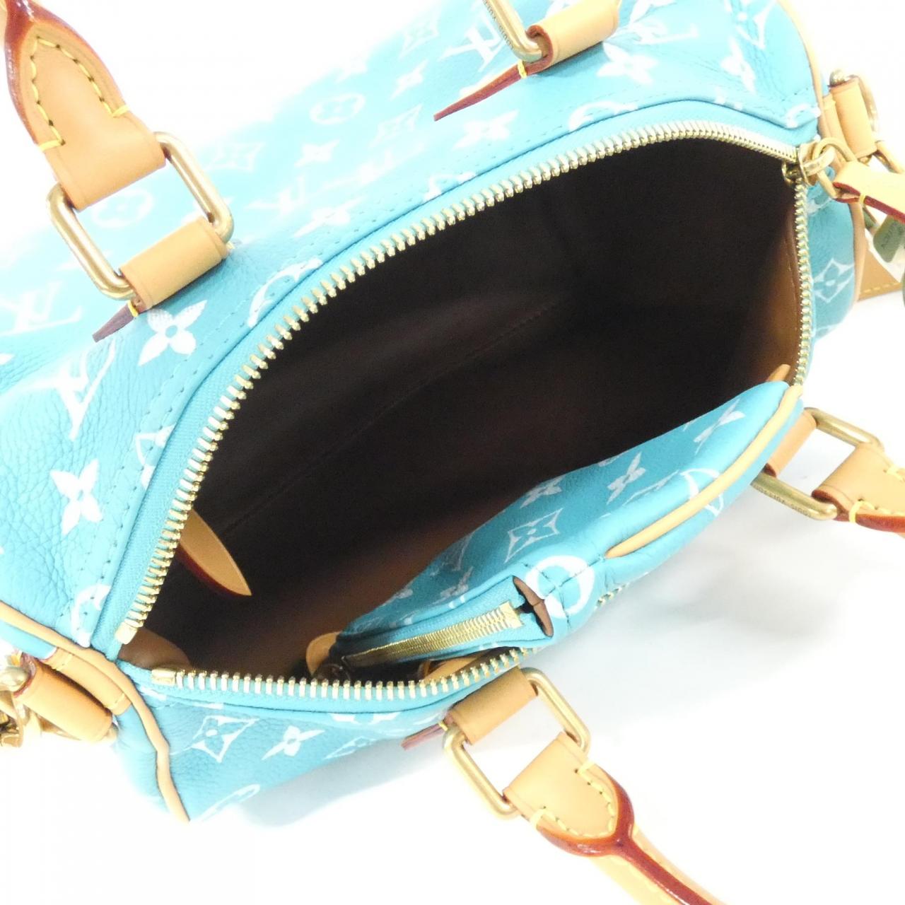 ルイヴィトン モノグラム レザー スピーディ P9 バンドリエール 25cm M11561 ボストンバッグ