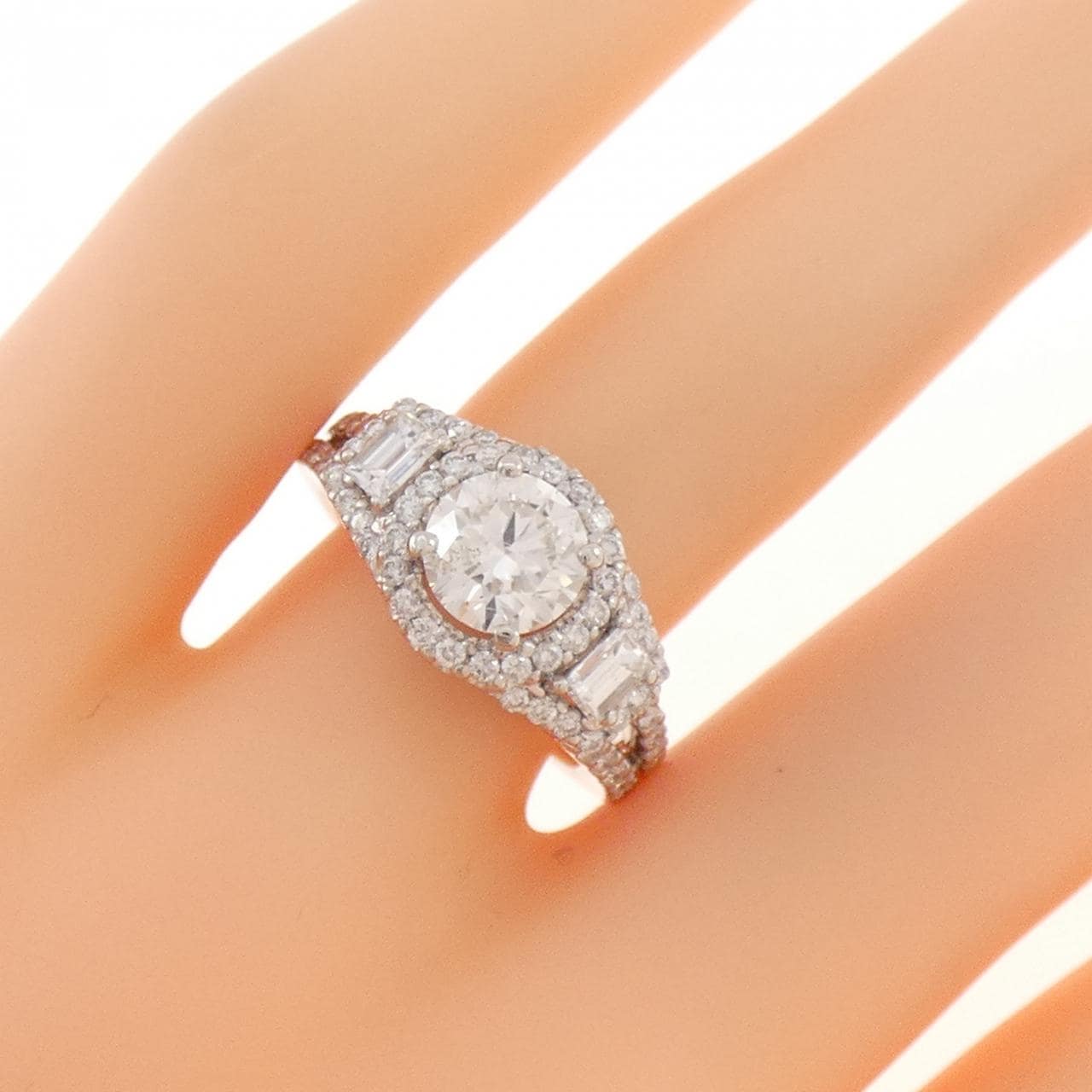 PT900 ダイヤモンド リング 1.021CT I SI2 VG