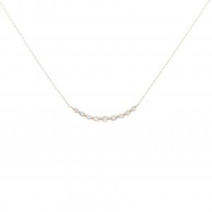 K18PG ダイヤモンド ネックレス 0.20CT