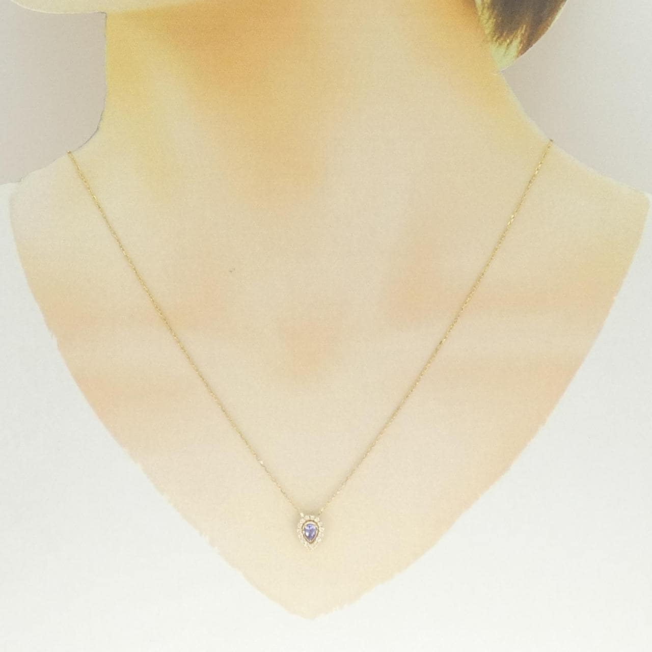 K18YG 2WAY タンザナイト ネックレス