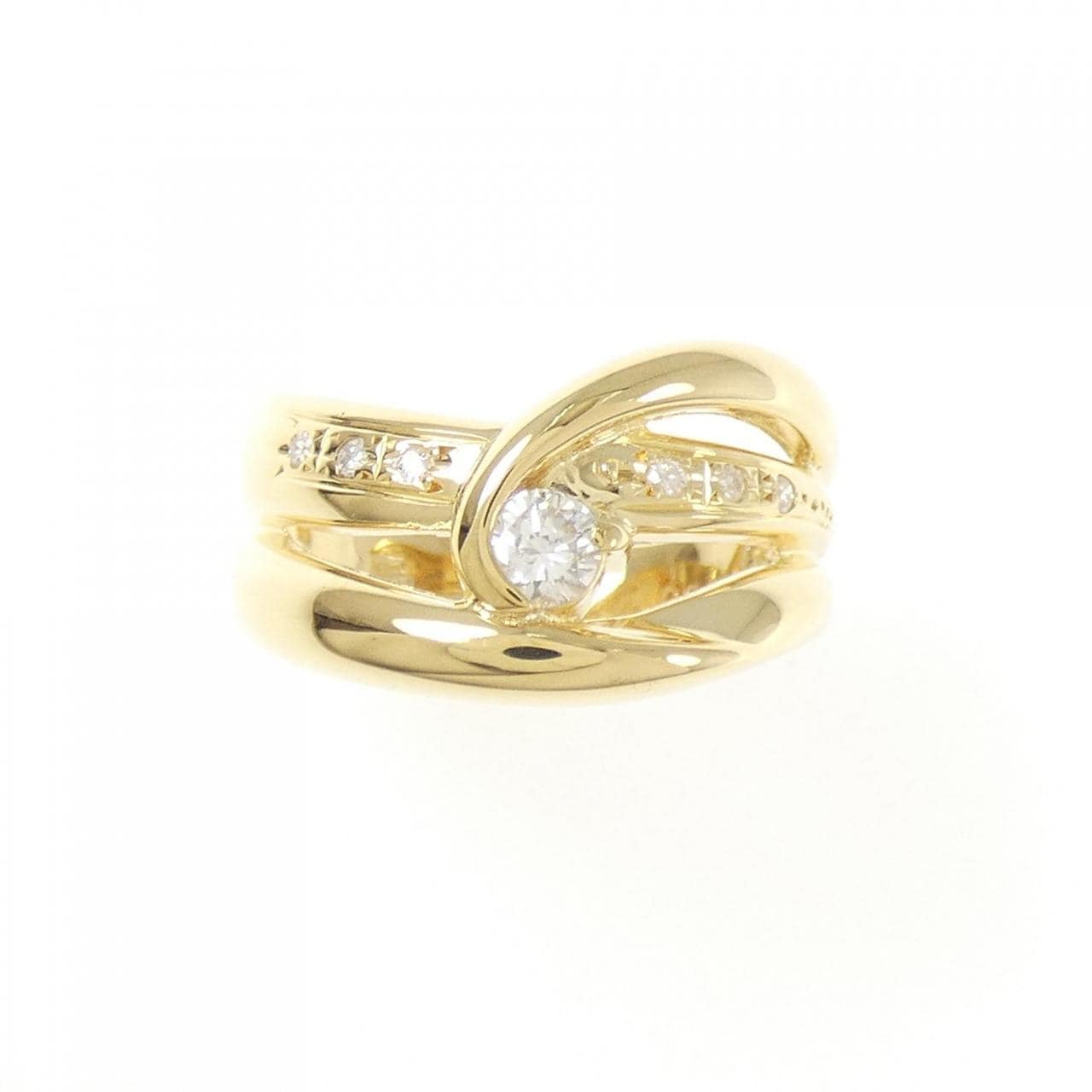 K18YG ダイヤモンド リング 0.20CT