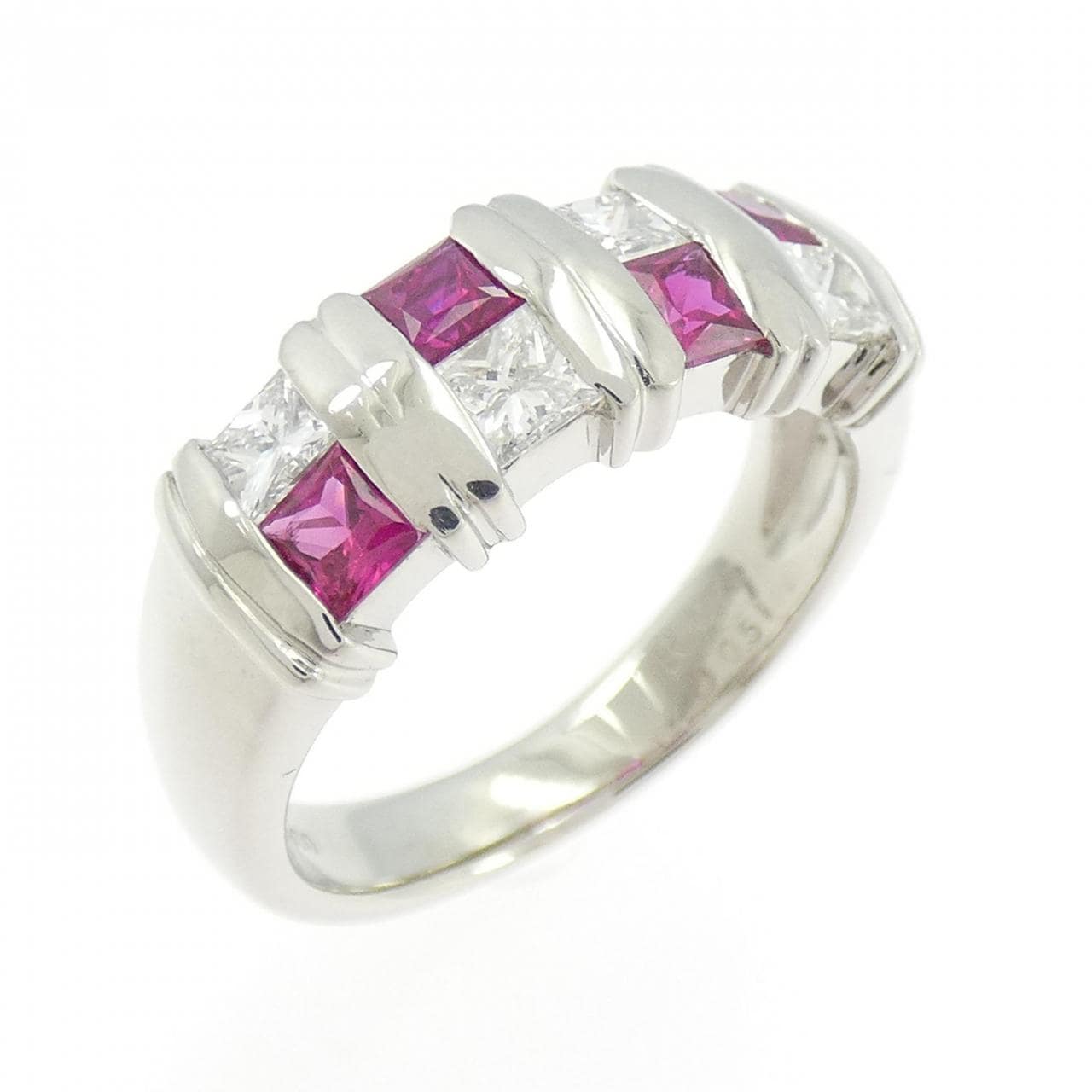 PT900 ルビー リング 0.66CT