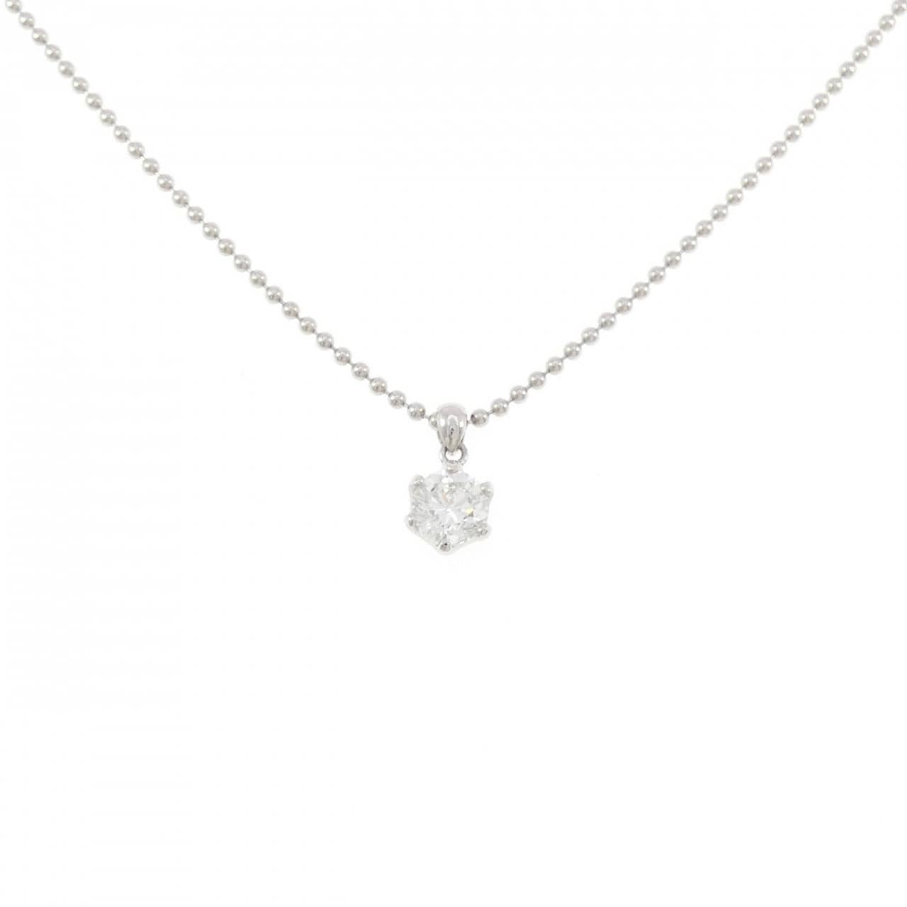 PT1000/PT850  ソリティア ダイヤモンド ネックレス 1.021CT