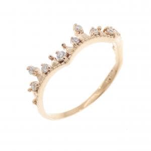 K10PG ダイヤモンド リング 0.08CT