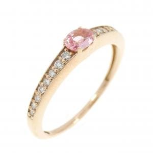 K18PG サファイヤ リング 0.183CT