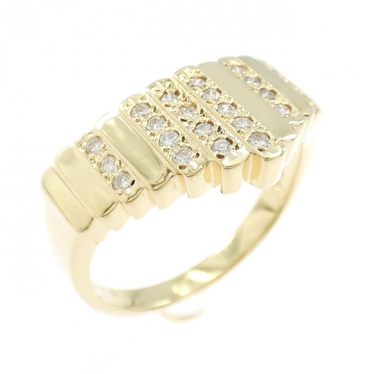 K18YG ダイヤモンド リング 0.15CT