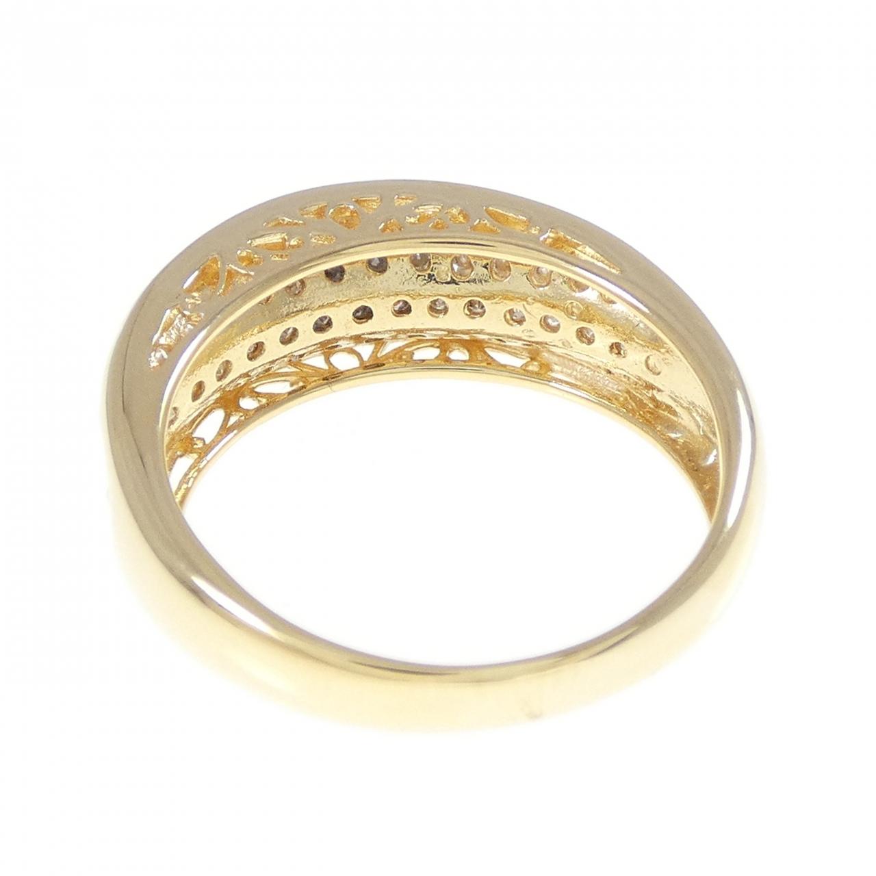 K18YG サファイヤ リング 0.53CT