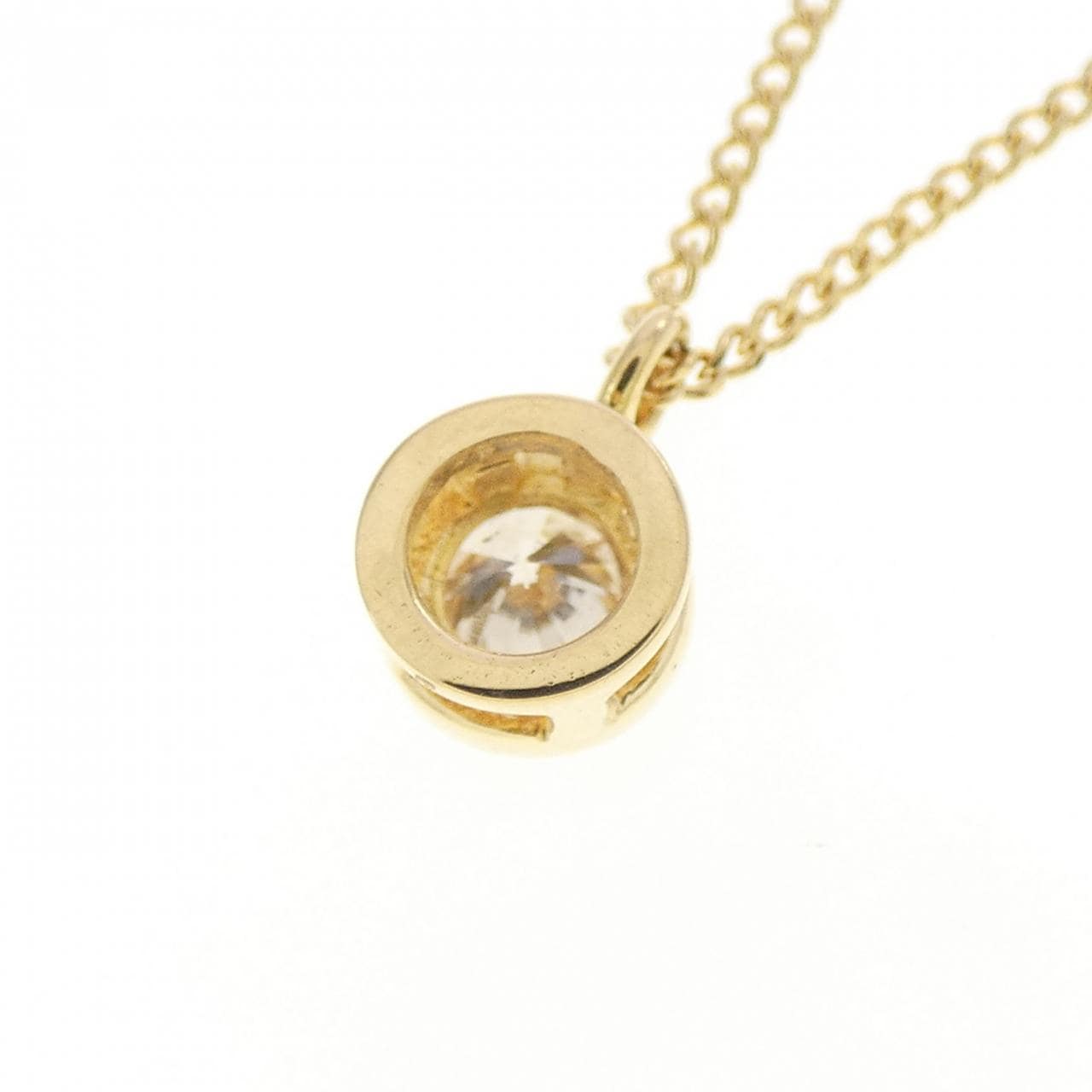 K18YG ダイヤモンド ネックレス 0.18CT