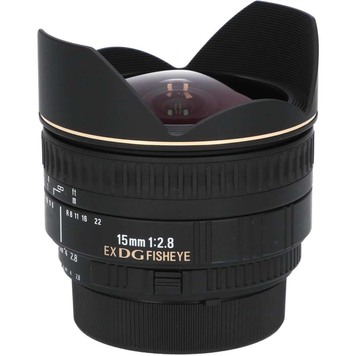 ＳＩＧＭＡ　ニコン１５ｍｍ　Ｆ２．８ＥＸ　ＤＧ　ＦＩＳＨＥＹＥ
