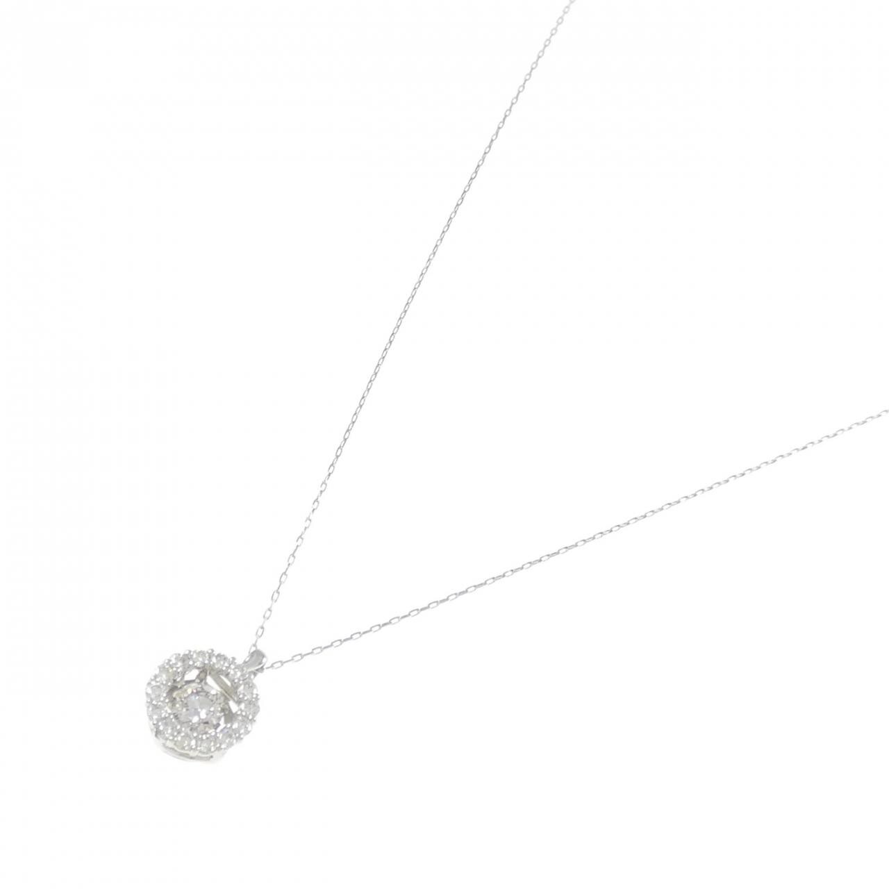[新品] PT900钻石项链 0.30CT