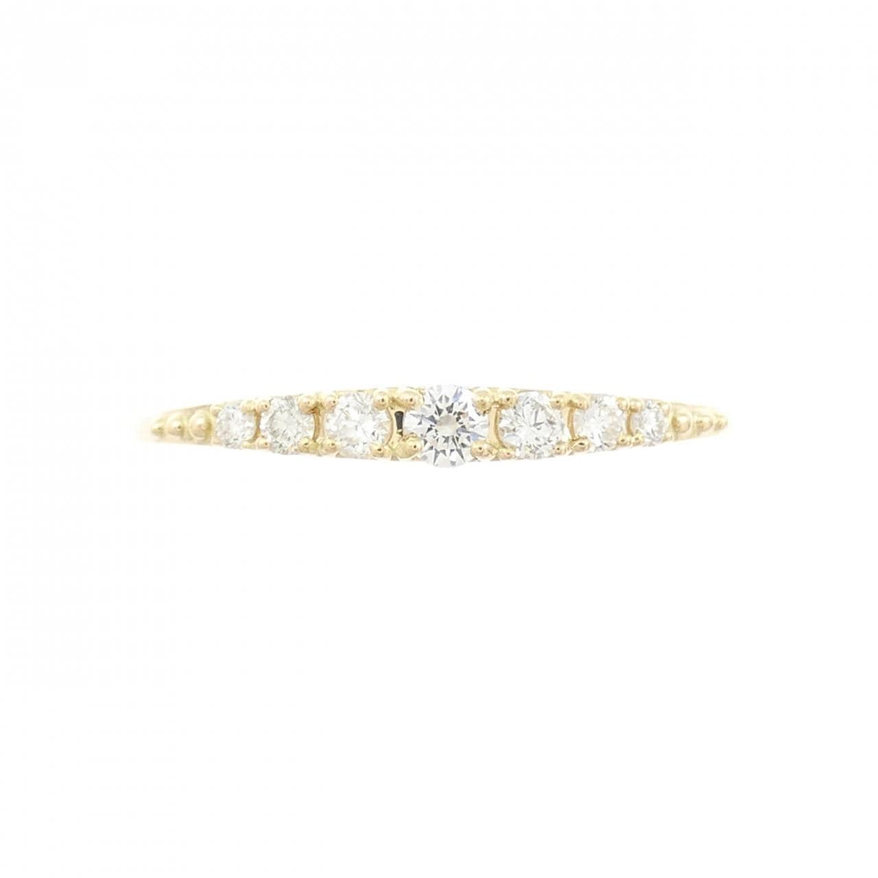 【リメイク】K18YG ダイヤモンド リング 0.15CT