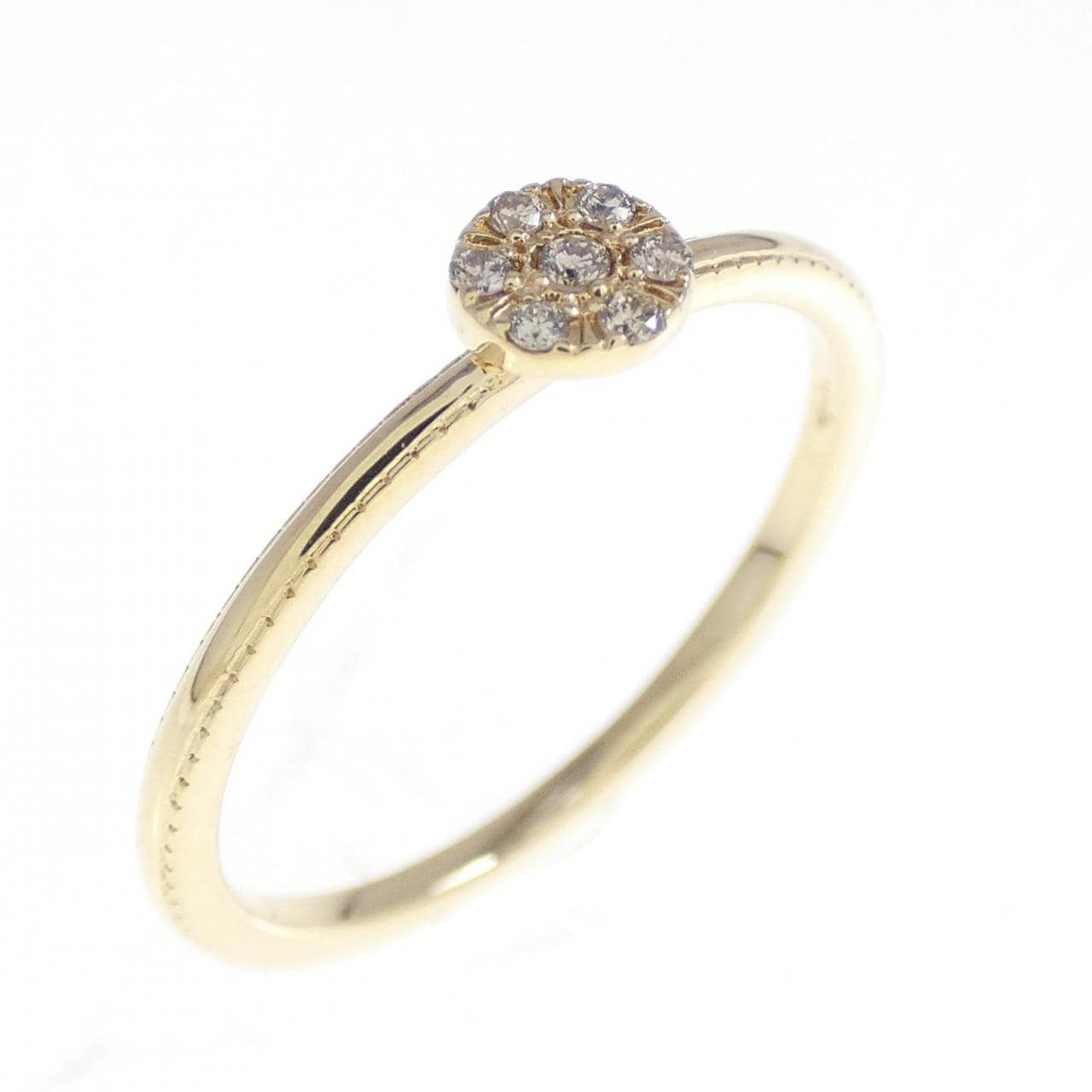 アガット ダイヤモンド リング 0.08CT