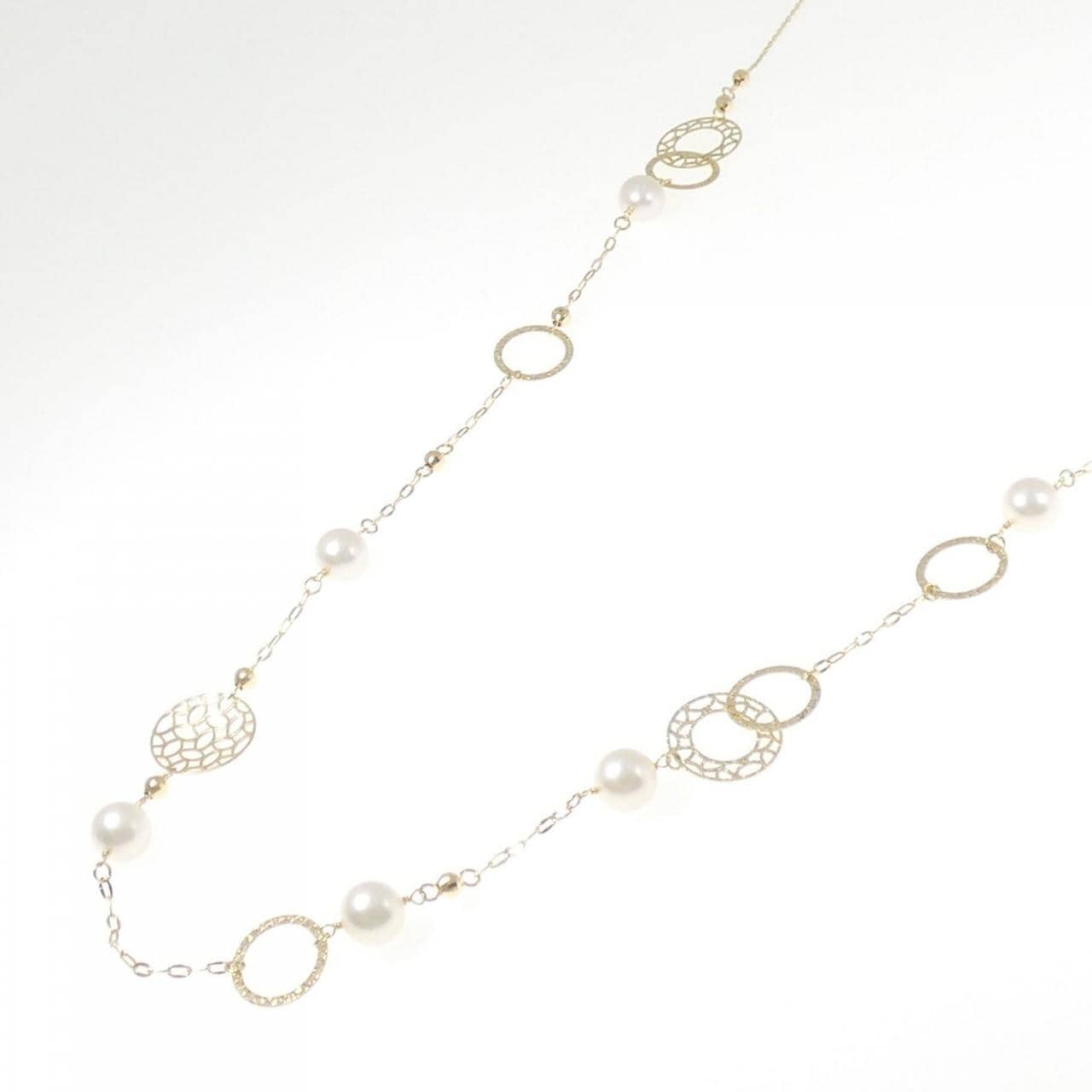 K18YG アコヤパール ネックレス