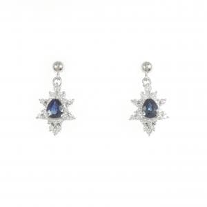 PT900 サファイヤ ピアス 0.76CT