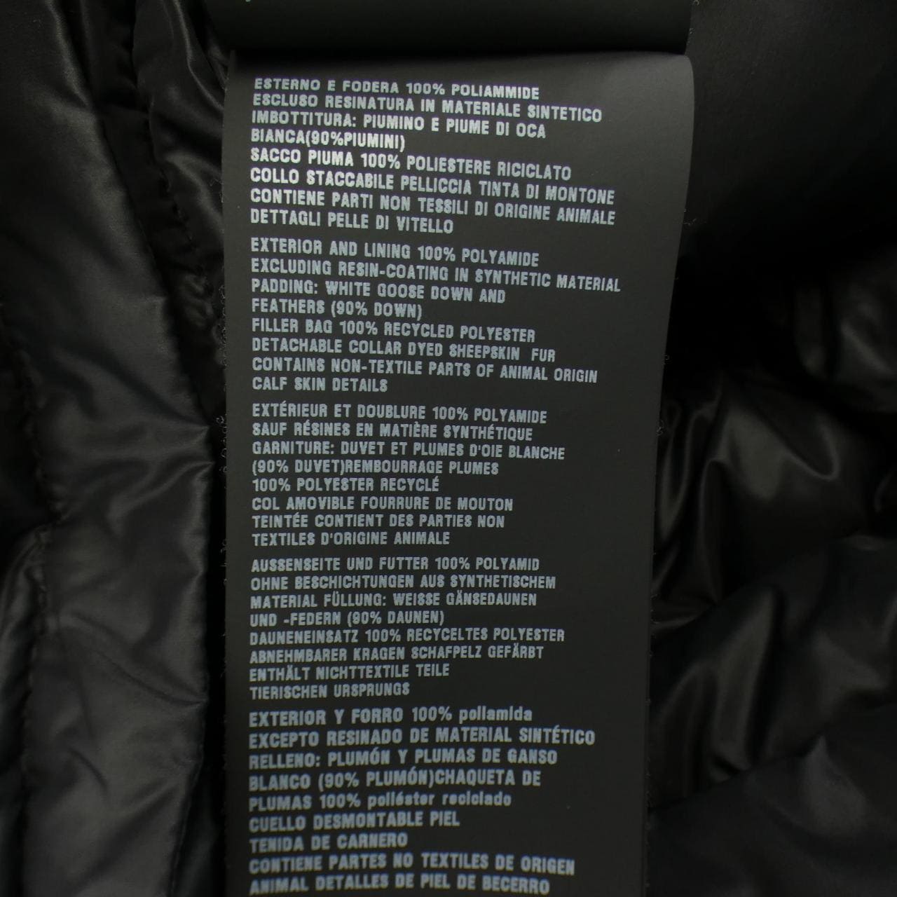 Prada PRADA三角标志290796 R212 1CQ0羽绒服