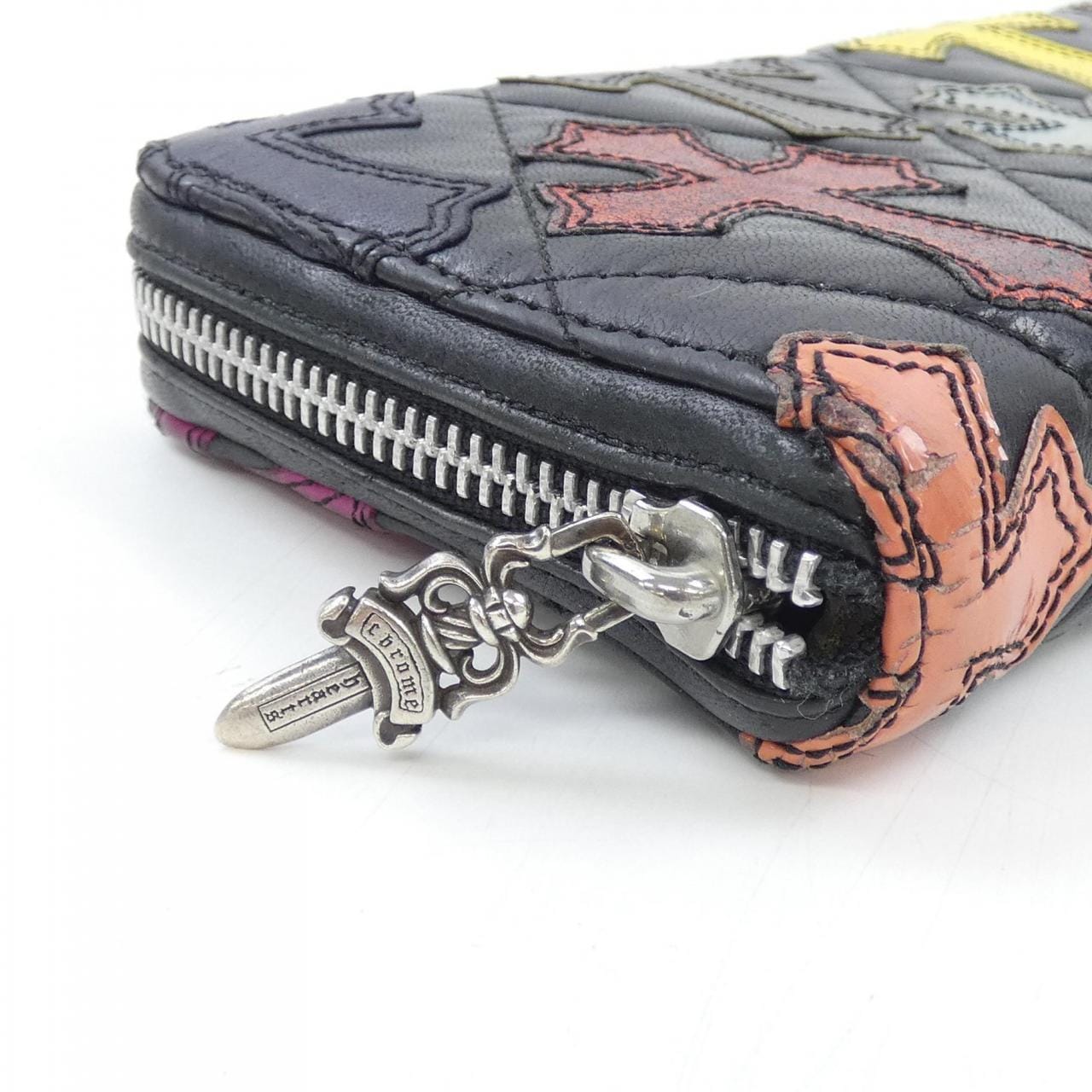 クロムハーツ CHROME HEARTS REC MULTI COLOR  レック マルチカラー パッチ WALLET