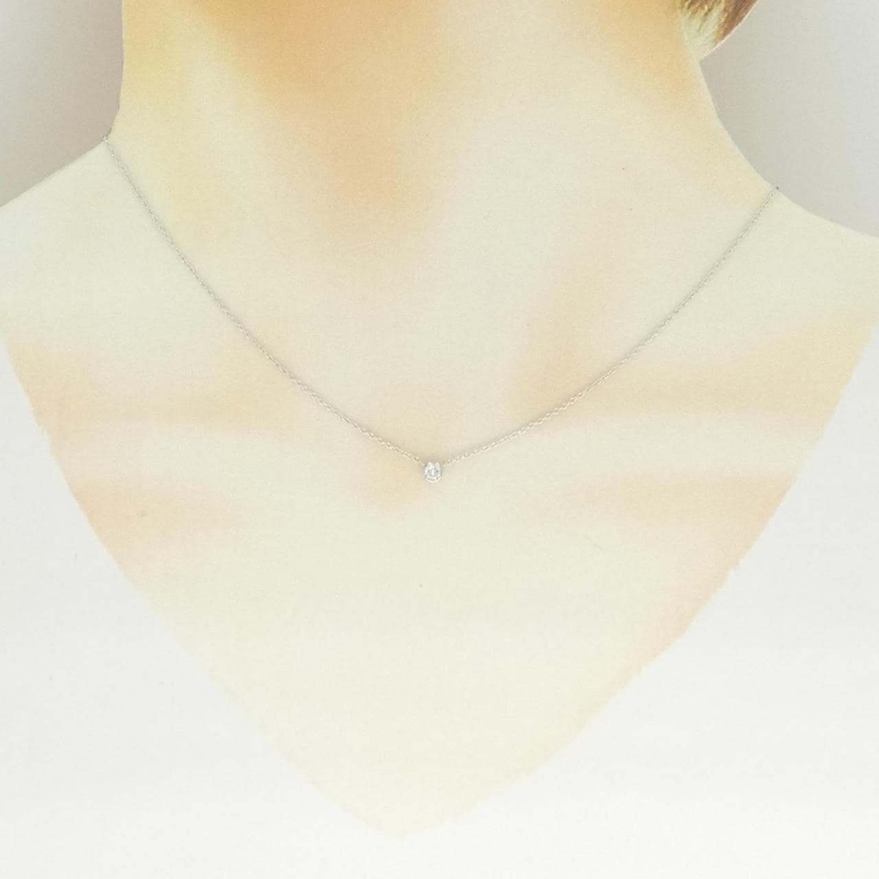 ヴァンドーム ダイヤモンド ネックレス 0.09CT