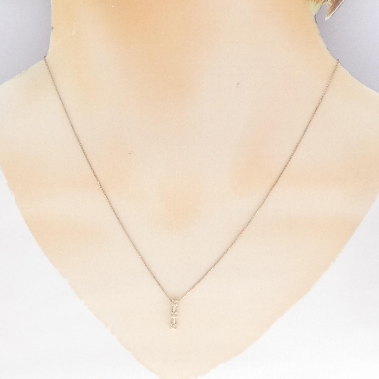 K10PG ダイヤモンド ネックレス 0.10CT