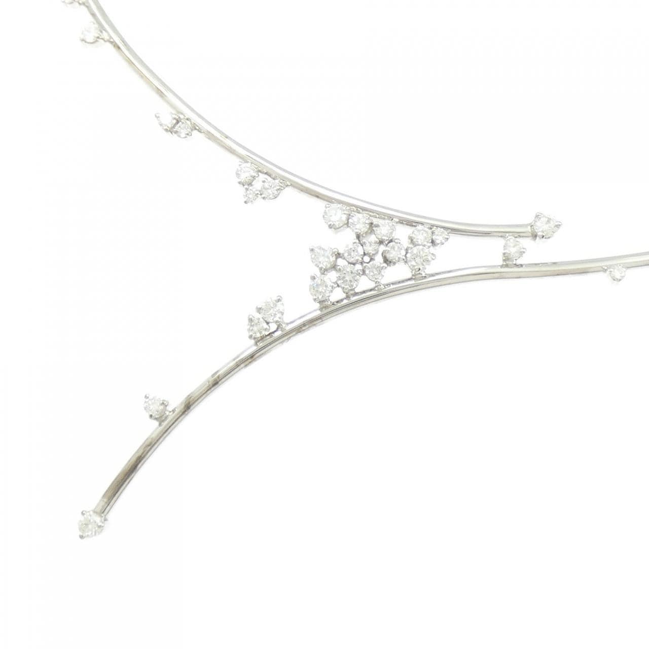 750WG ダイヤモンド ネックレス 1.67CT