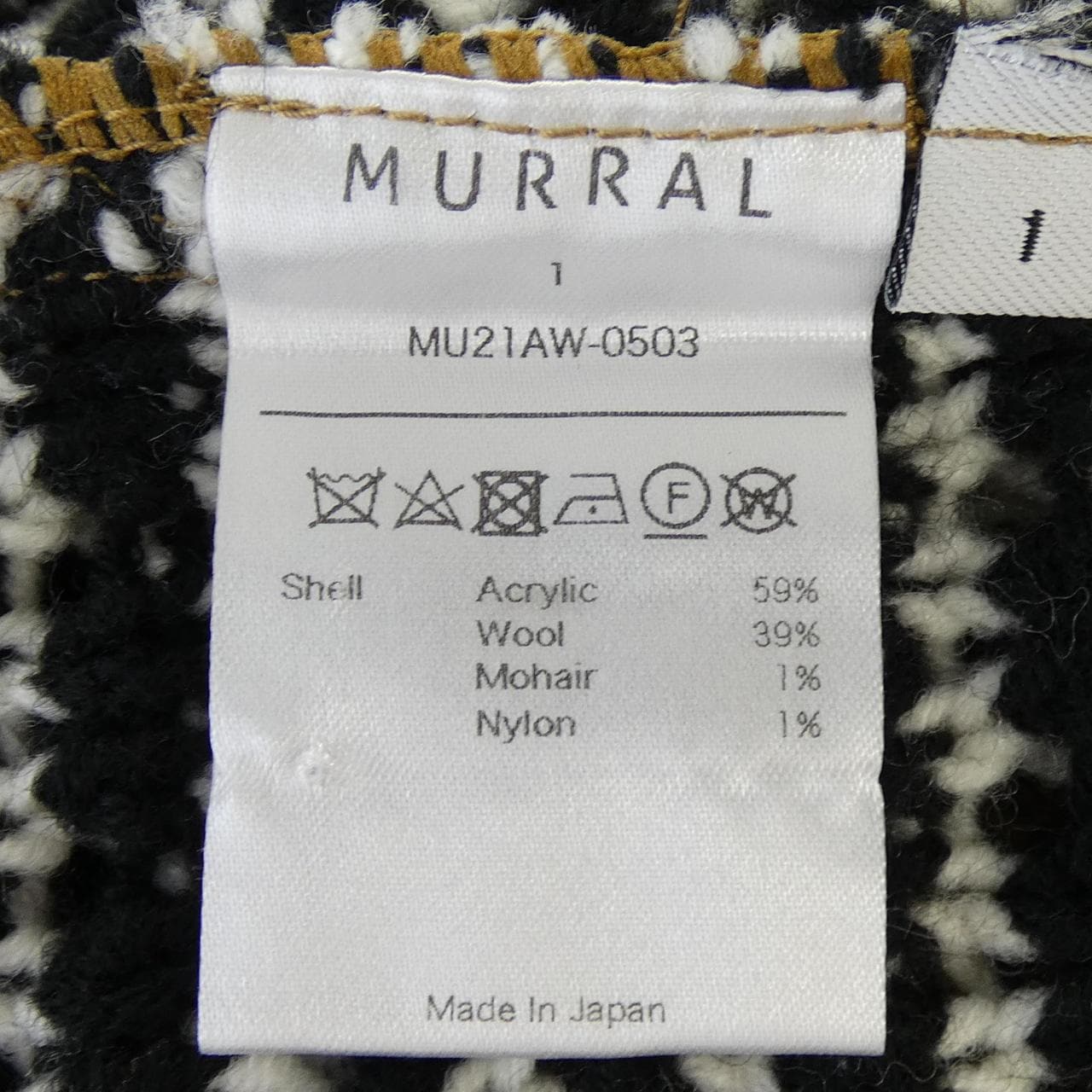 ミューラル MURRAL MU21AW-0503 ニット