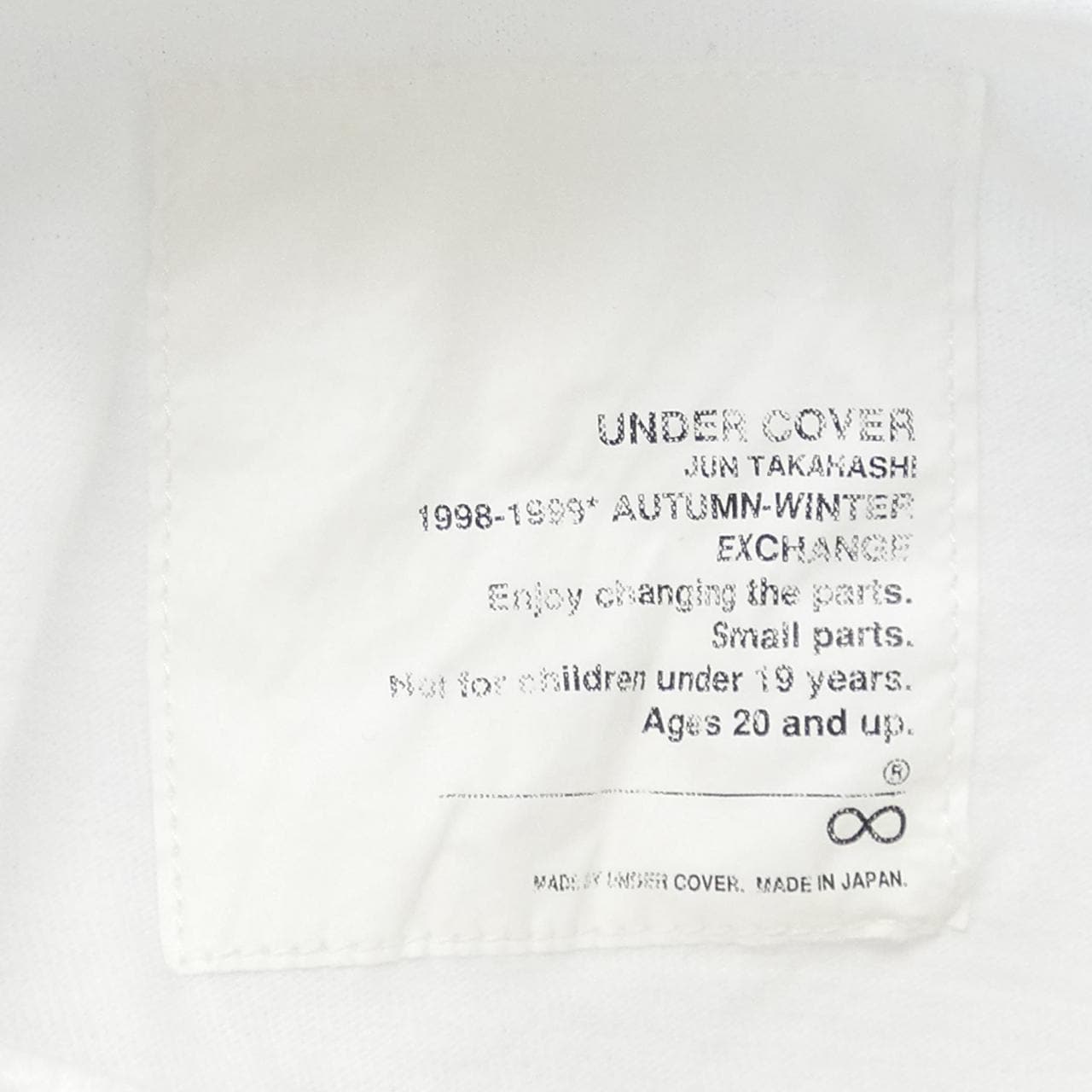 下盖UNDER COVER T恤