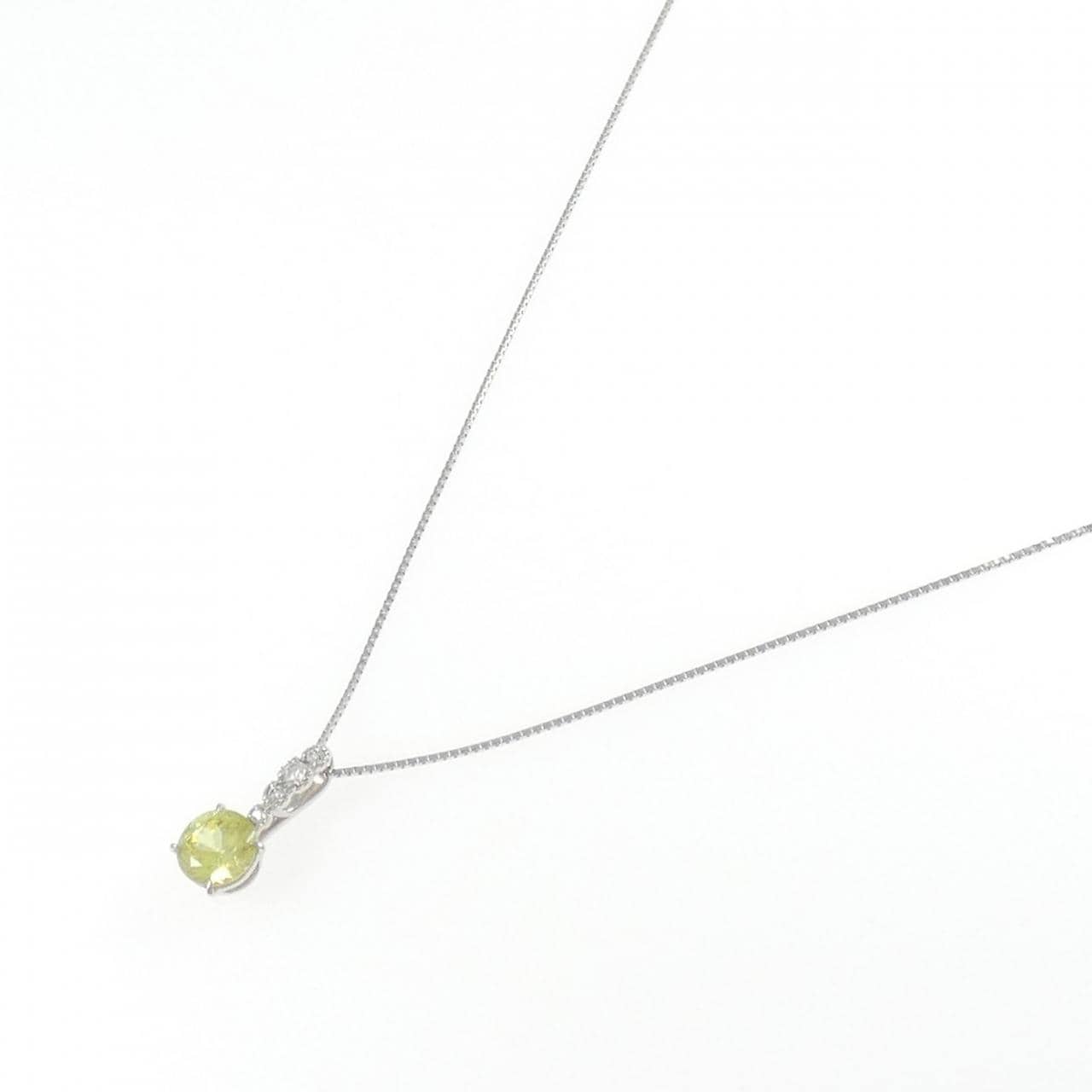 PT900/PT850 スフェーン ネックレス 0.64CT