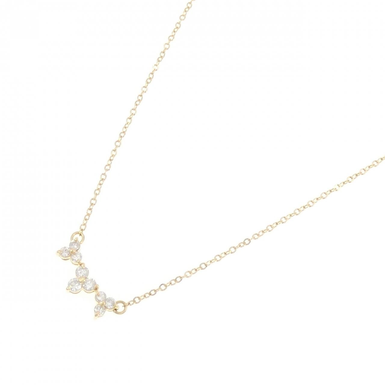 K18YG ダイヤモンド ネックレス 0.25CT