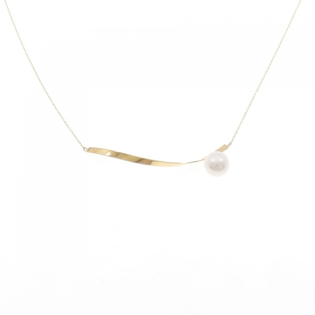 【新品】K18YG アコヤパール ネックレス 7mm