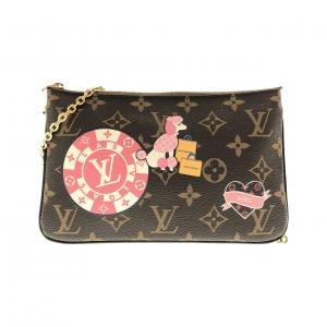 ルイヴィトン モノグラム(マイ LVワールドツアー) ポシェット ドゥーブル ジップ P01129 ショルダーバッグ