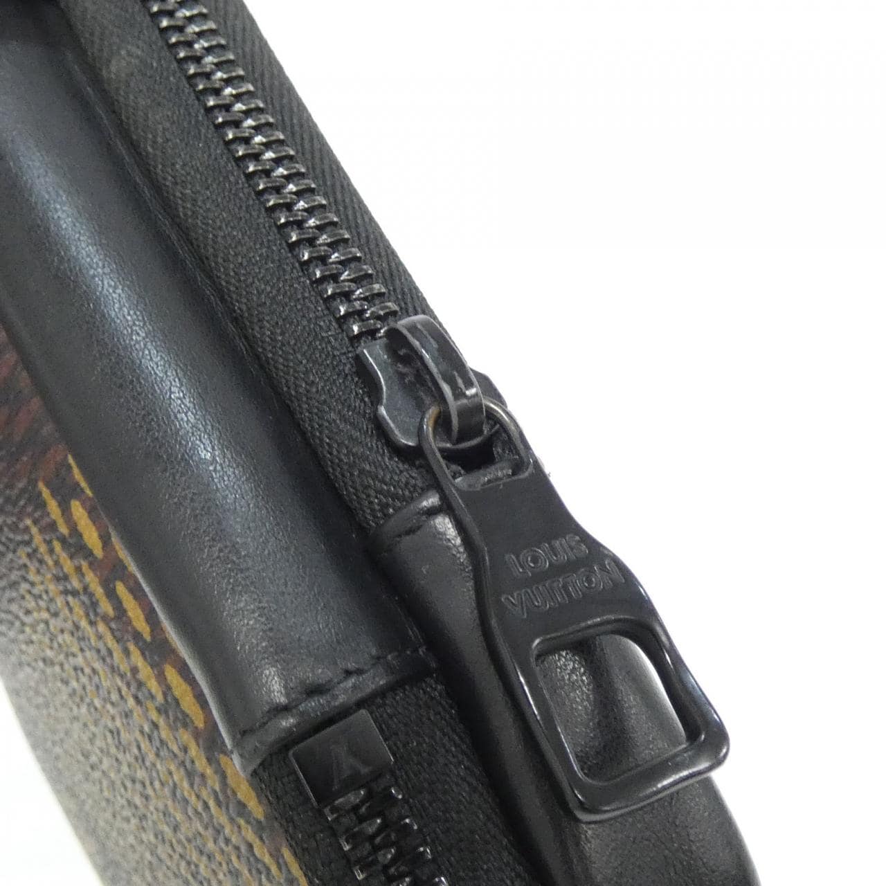 ルイヴィトン ダミエ ジャイアント(LVスクエアード) ダブル フォン ポーチ N40377 ショルダーバッグ