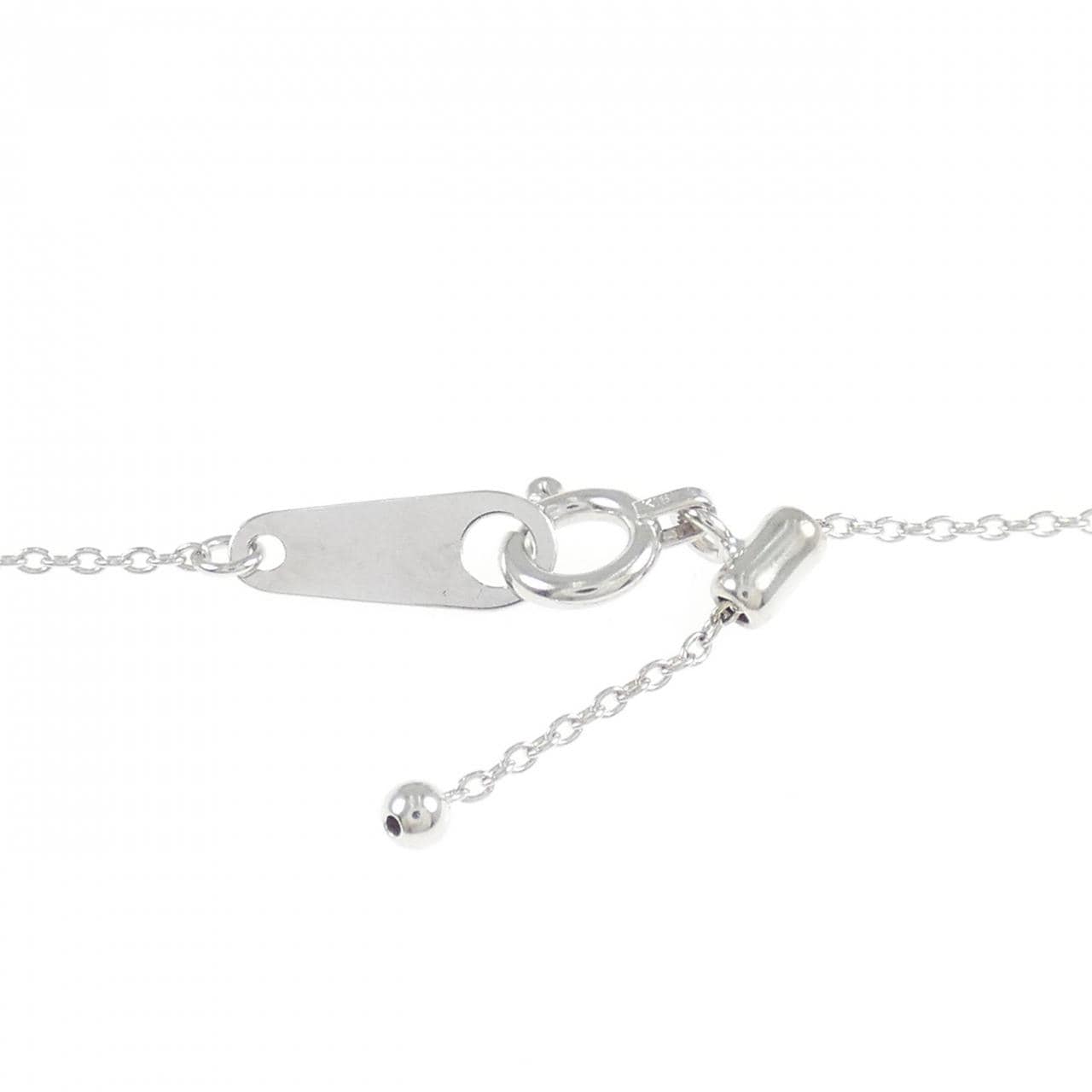 K18WG サファイヤ ネックレス 0.82CT