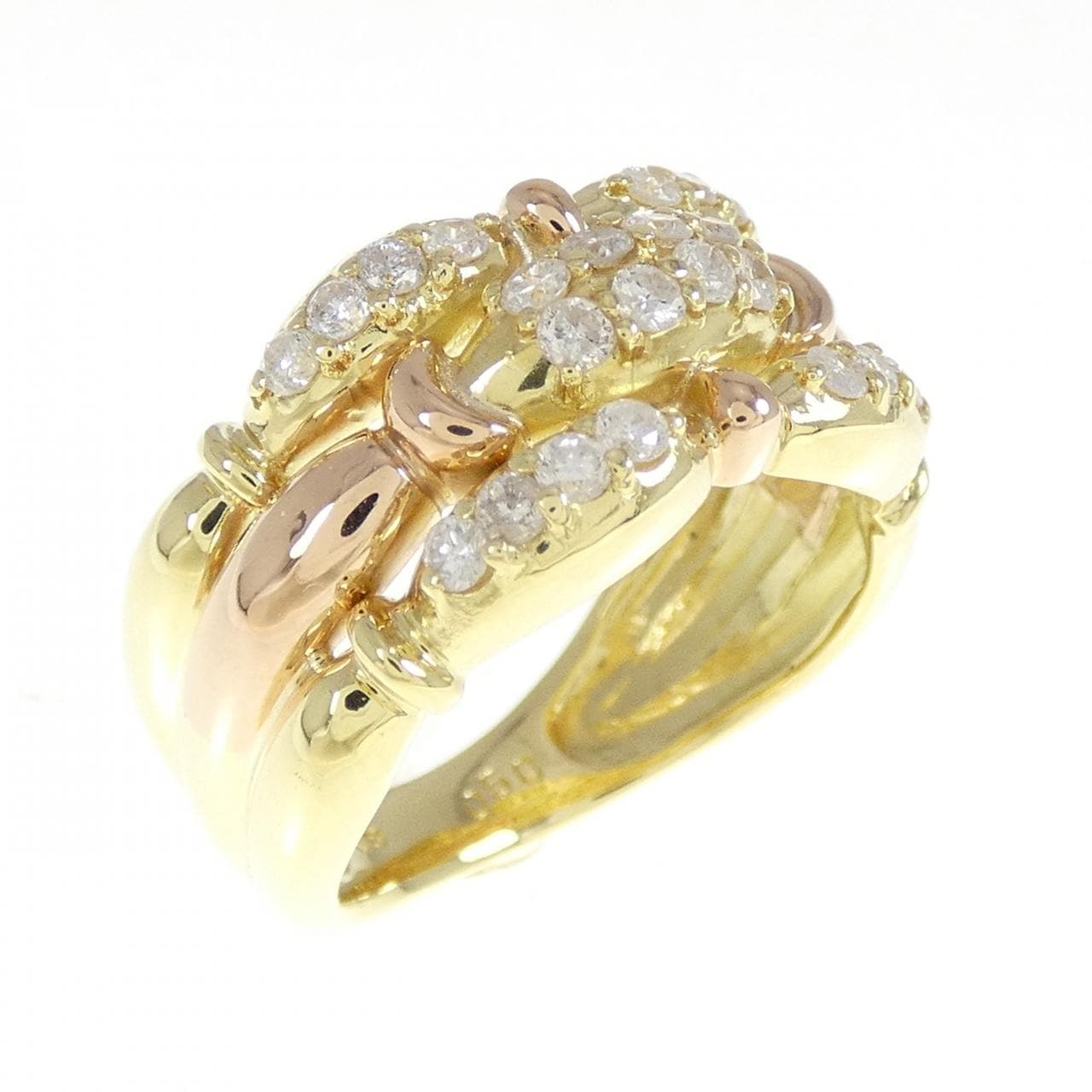 K18YG ダイヤモンド リング 0.50CT