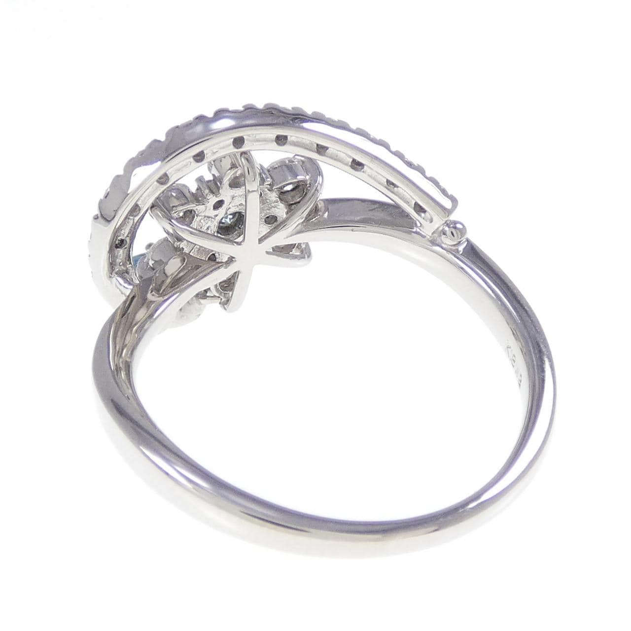 K18WG ダイヤモンド リング 0.83CT