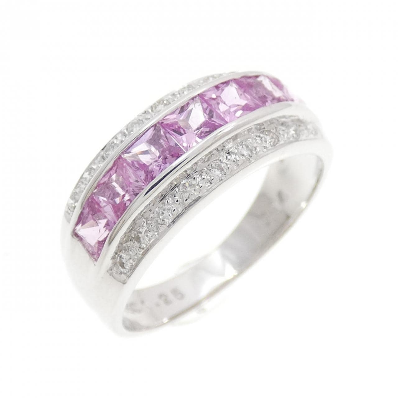 750WG サファイヤ リング 1.25CT