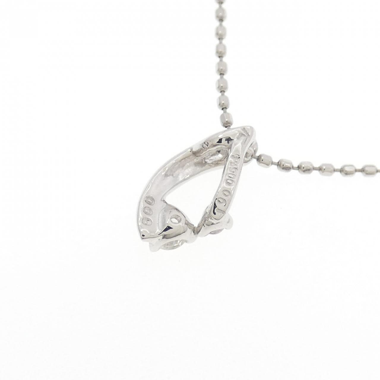 PT900/PT850 ダイヤモンド ネックレス 0.06CT