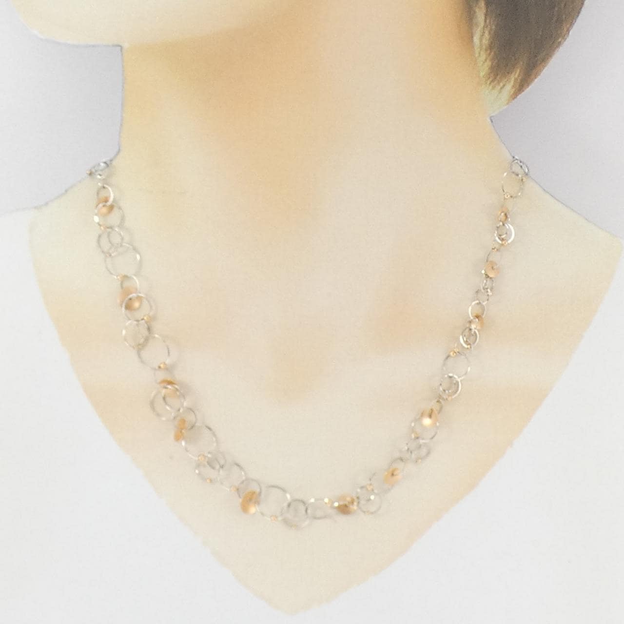 Ginza Tanaka K18WG/K18PG Necklace