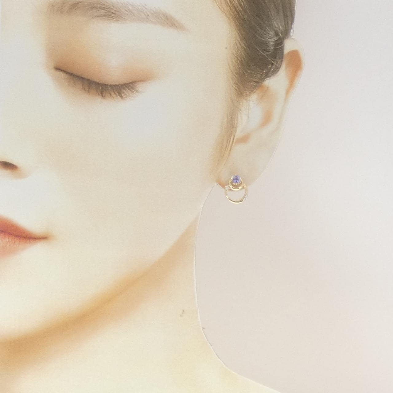 4゜C タンザナイト ピアス