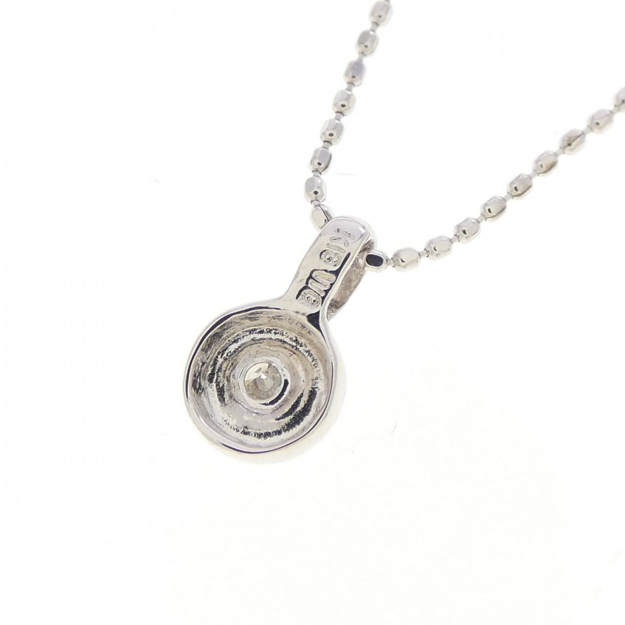 K18WG ダイヤモンド ネックレス 0.04CT
