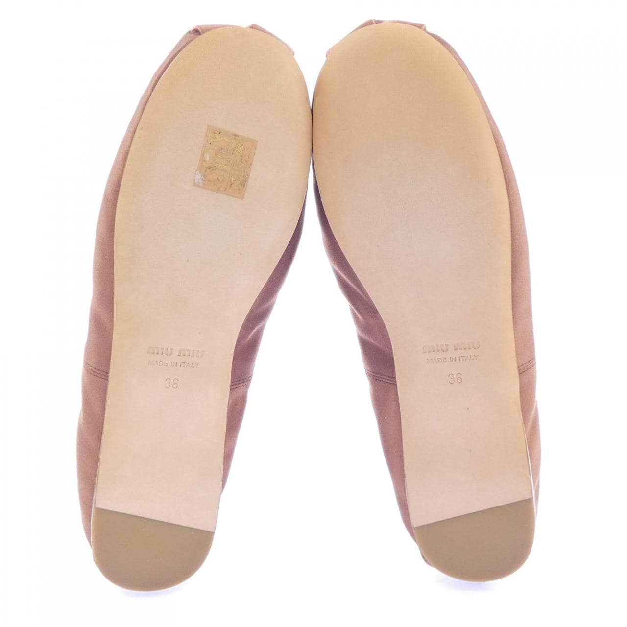 ミュウミュウ MIU MIU バレリーナ 5F794D フラットシューズ