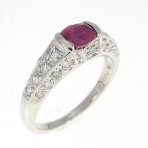PT ルビー リング 0.455CT
