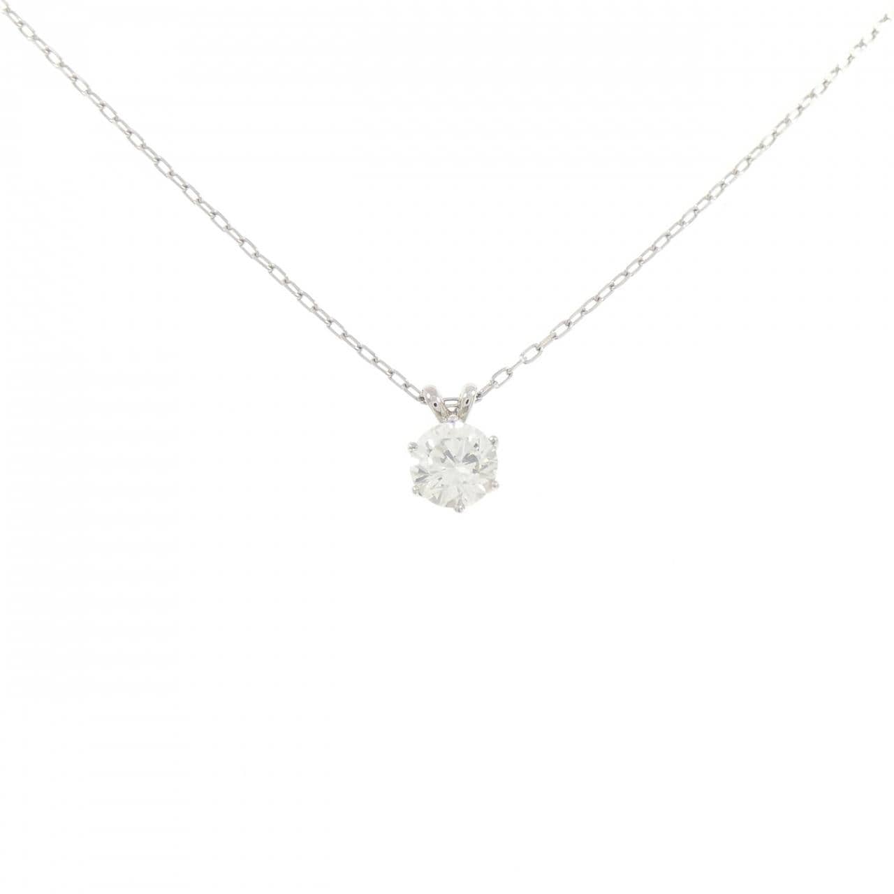 PT900/PT850 ダイヤモンド ネックレス 0.721CT I SI2 Fair