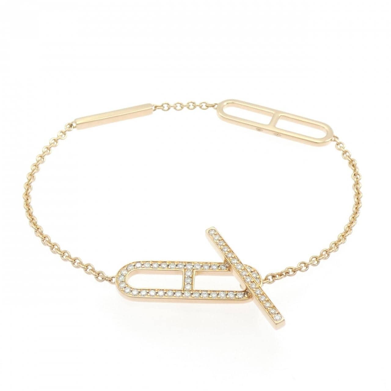 エルメス エバー シェーヌダンクル ブレスレット 0.37CT